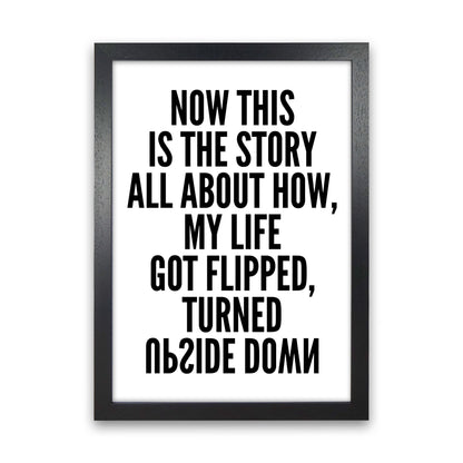 Fresh Prince Art Print by Pixy Paper Black Grain