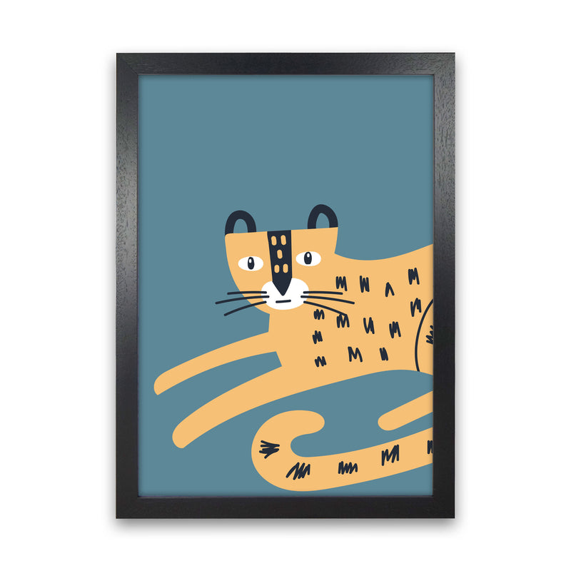 Wild animal Neutral kids Art Print by Pixy Paper Black Grain