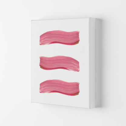 Light Pink Abstract Paint Strokes Modern Print Canvas