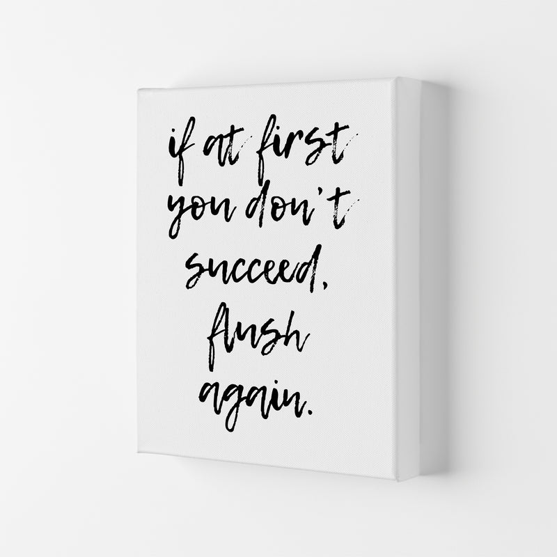 Flush Again, Bathroom Modern Print, Framed Bathroom Wall Art Canvas