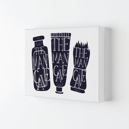 The Man Cave 4 Modern Print, Framed Bathroom Wall Art Canvas