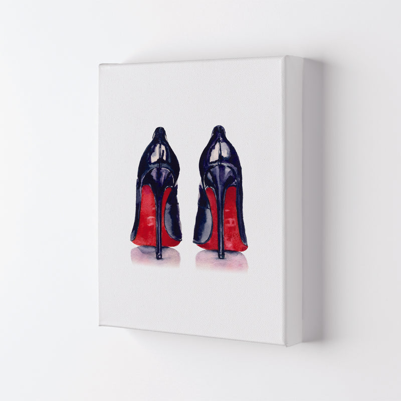 Black High Heels Modern Print Canvas