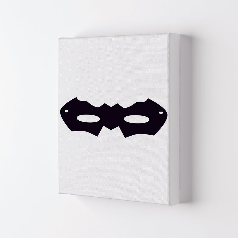 Superhero Mask Framed Nursey Wall Art Print Canvas