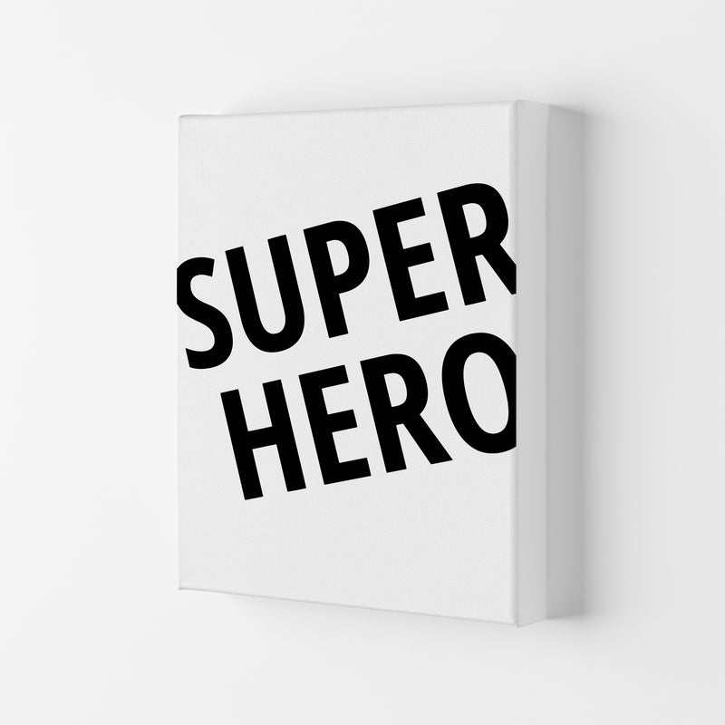 Superhero Framed Nursey Wall Art Print Canvas