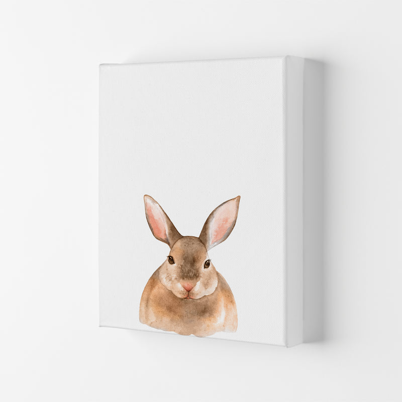 Forest Friends, Cute Bunny Modern Print Animal Art Print Canvas