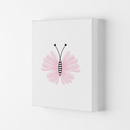 Pink Butterfly Modern Print Animal Art Print Canvas