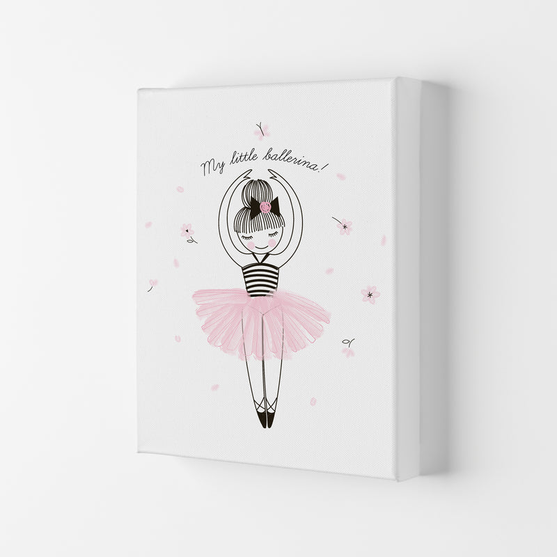 My Little Ballerina Framed Nursey Wall Art Print Canvas