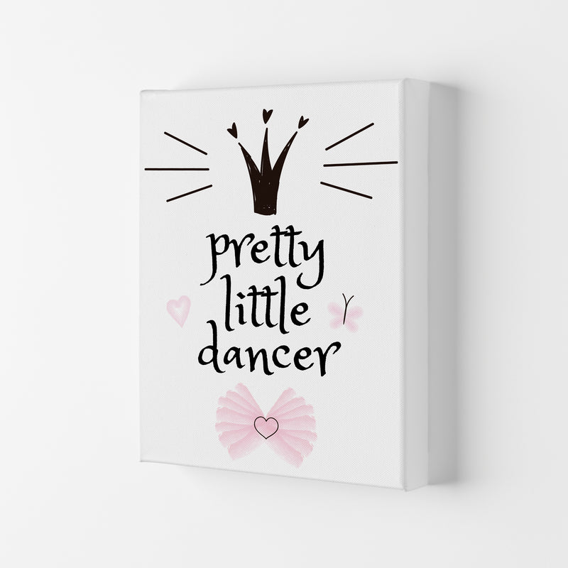 Pretty Little Dancer Framed Nursey Wall Art Print Canvas