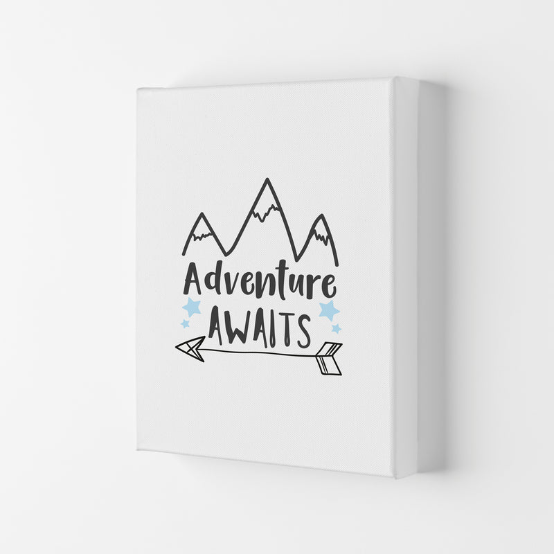 Adventure Awaits Framed Typography Wall Art Print Canvas
