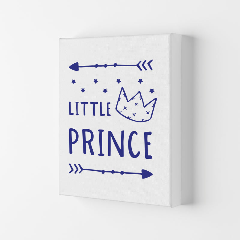 Little Prince Navy Framed Nursey Wall Art Print Canvas