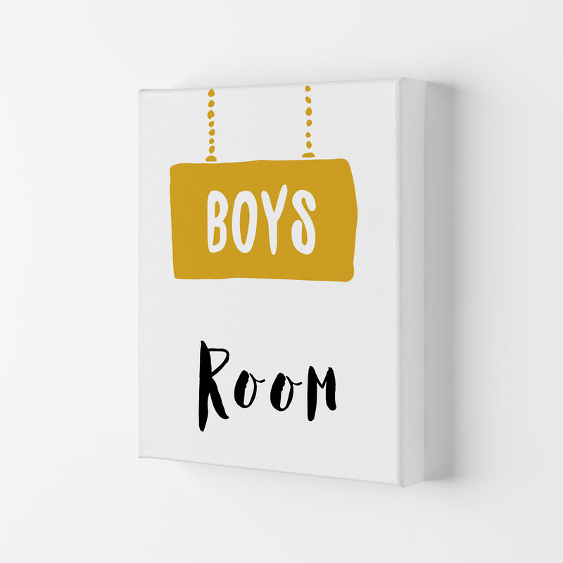Boys Room Mustard Framed Nursey Wall Art Print Canvas