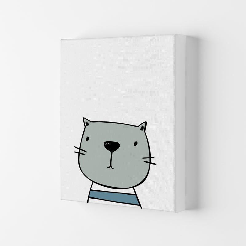 Cat Modern Print Animal Art Print Canvas