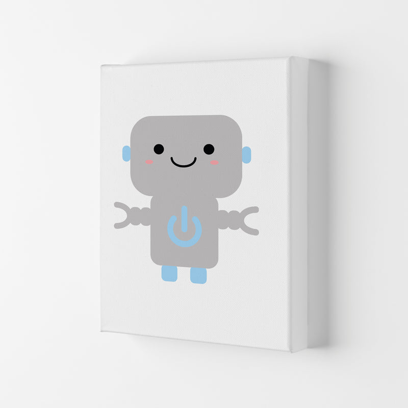 Robot Framed Nursey Wall Art Print Canvas