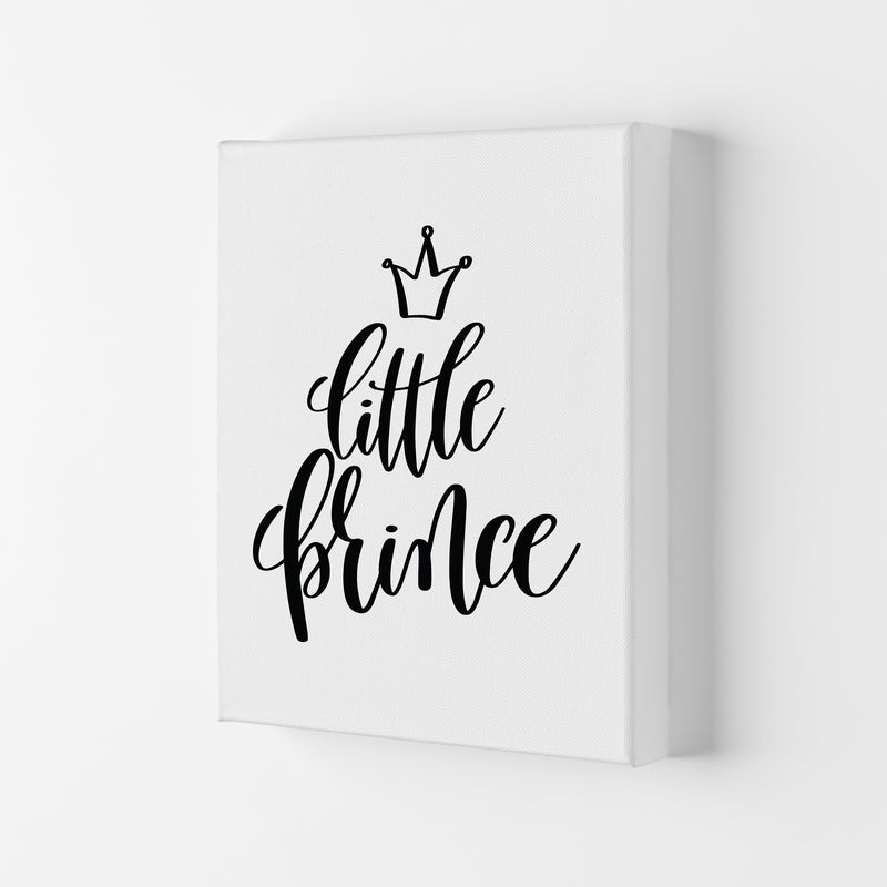Little Prince Black Framed Nursey Wall Art Print Canvas