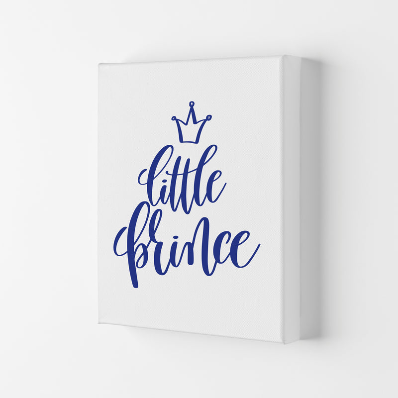 Little Prince Navy Framed Nursey Wall Art Print Canvas