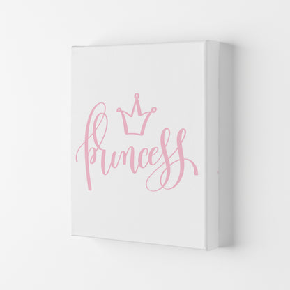 Princess Pink Framed Nursey Wall Art Print Canvas