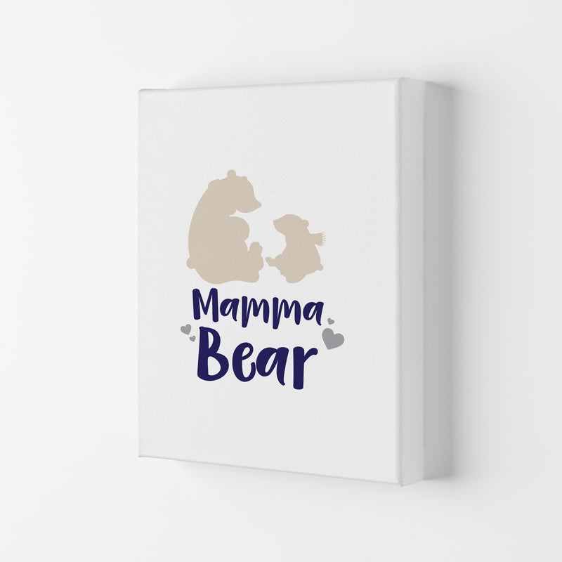 Mama Bear Framed Nursey Wall Art Print Canvas