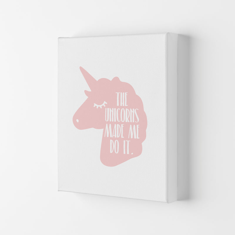 The Unicorns Made Me Do It Framed Nursey Wall Art Print Canvas