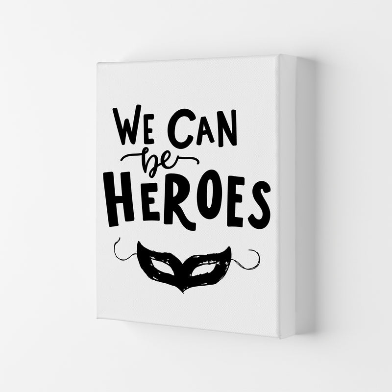 We Can Be Heroes Framed Nursey Wall Art Print Canvas