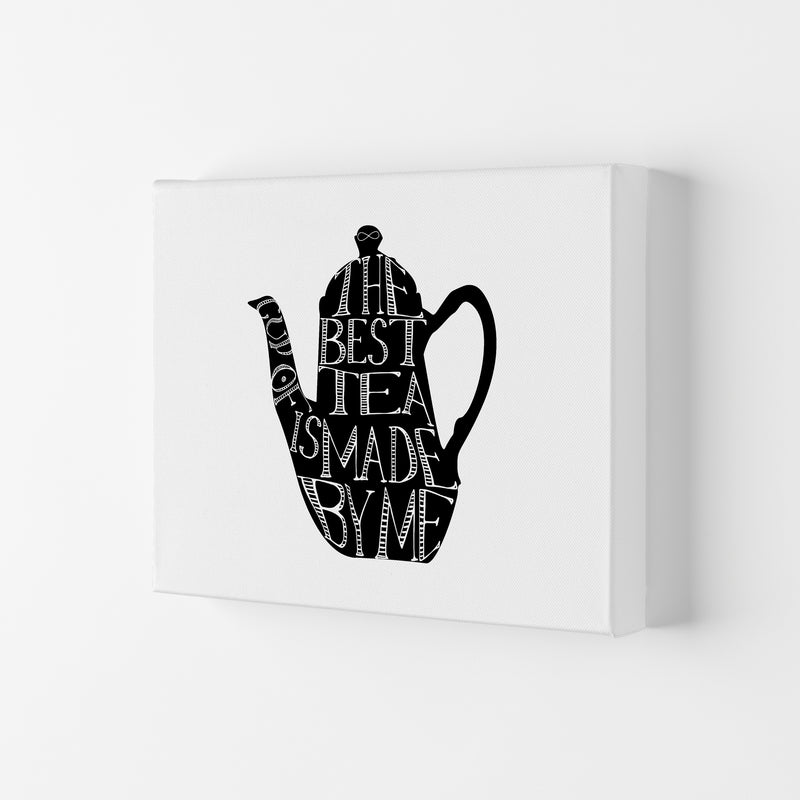The Best Tea Modern Print, Framed Kitchen Wall Art Canvas
