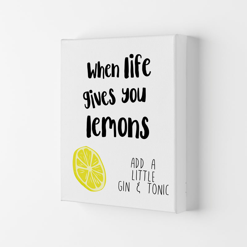 Humorous Gin Sayings Multi Set Kitchen Typography Wall Art Canvas