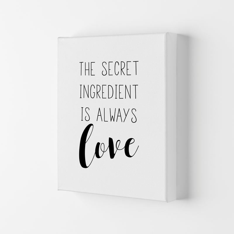 The Secret Ingredient Modern Print Canvas