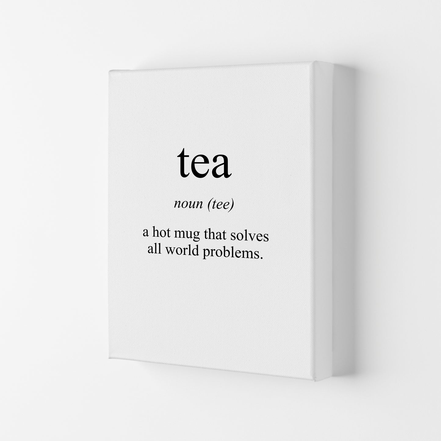 Tea Modern Print, Framed Kitchen Wall Art Canvas