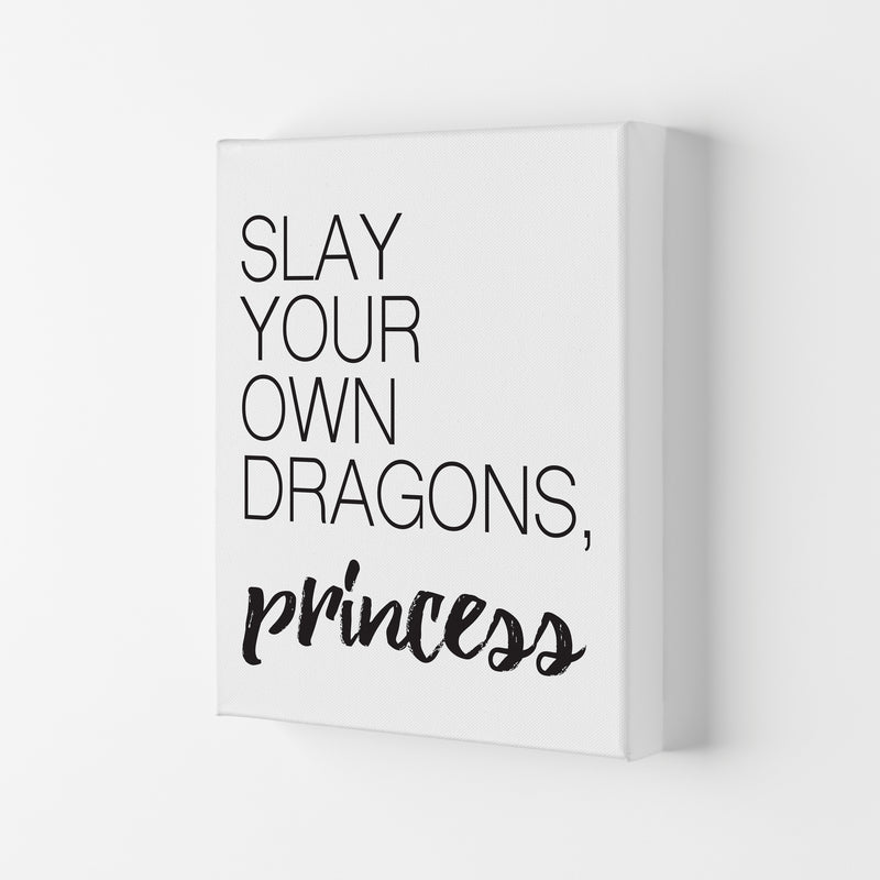 Slay Your Own Dragons Framed Typography Wall Art Print Canvas
