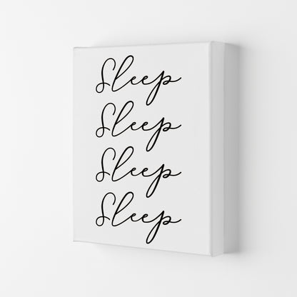 Sleep Modern Print Canvas