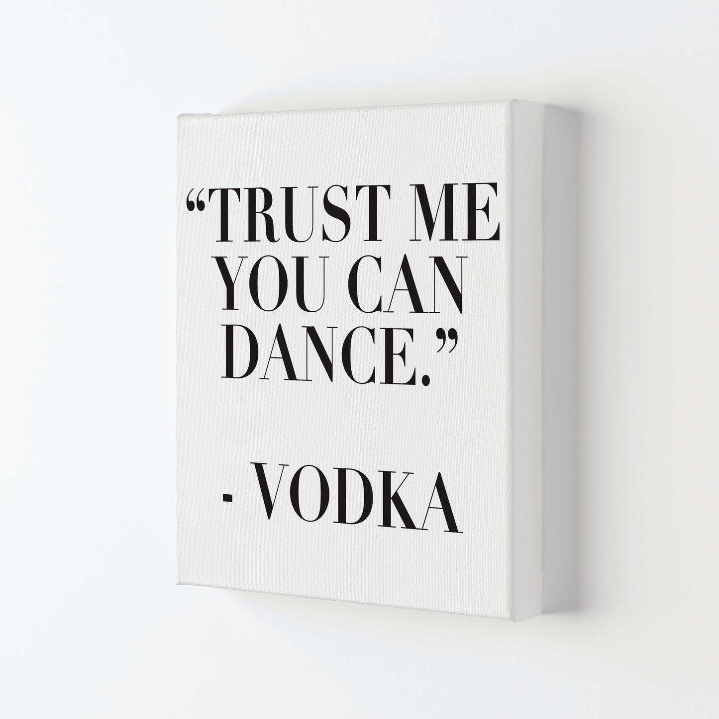 Trust Me You Can Dance Modern Print, Framed Kitchen Wall Art Canvas