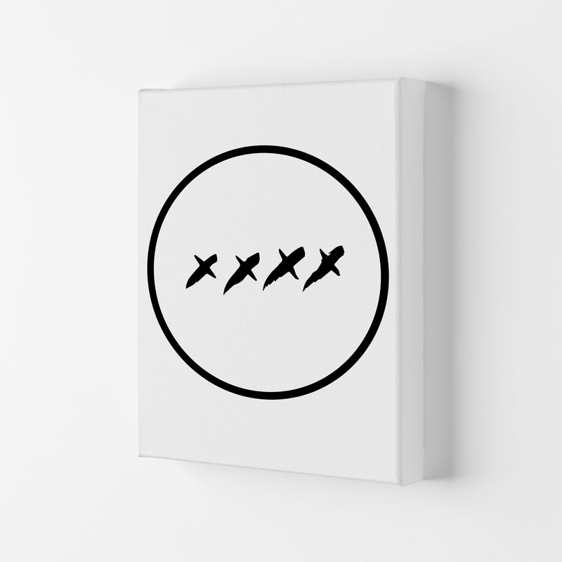 XXXX Kisses Modern Print Canvas