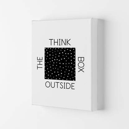 Think Outside The Box Modern Print Canvas