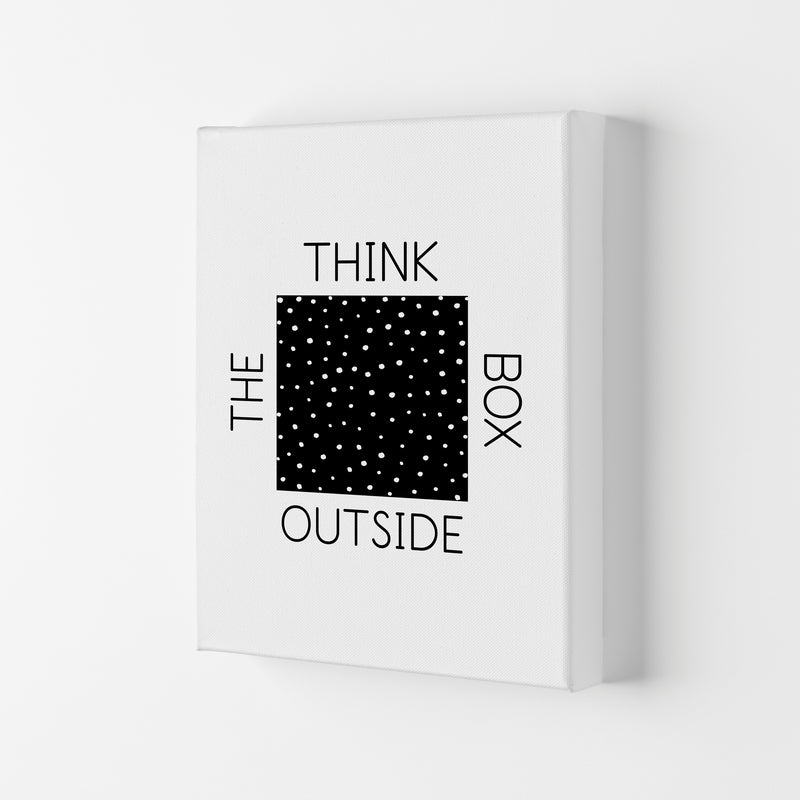 Think Outside The Box Modern Print Canvas