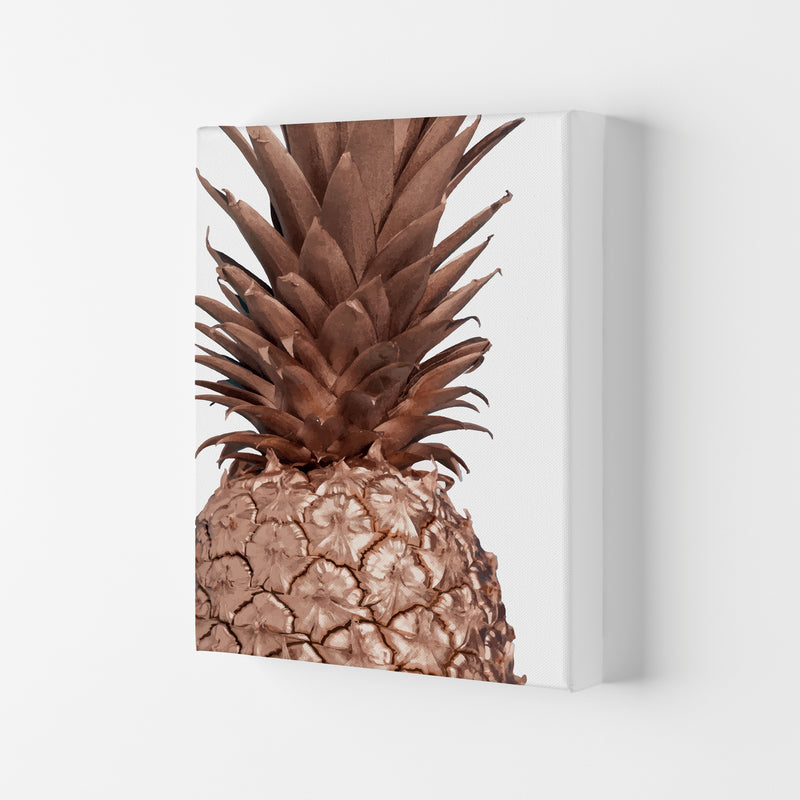 Rose Gold Pineapple Modern Print, Framed Kitchen Wall Art Canvas