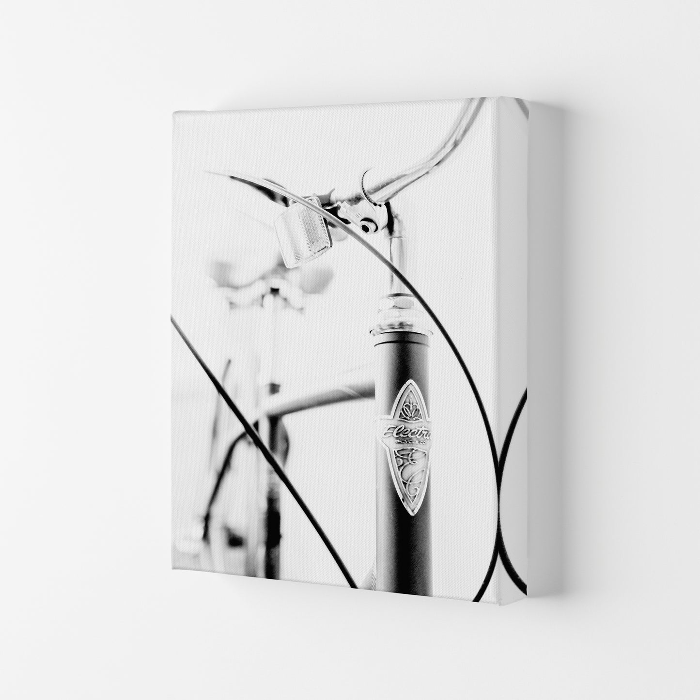 Retro Bike Frame Modern Print Canvas