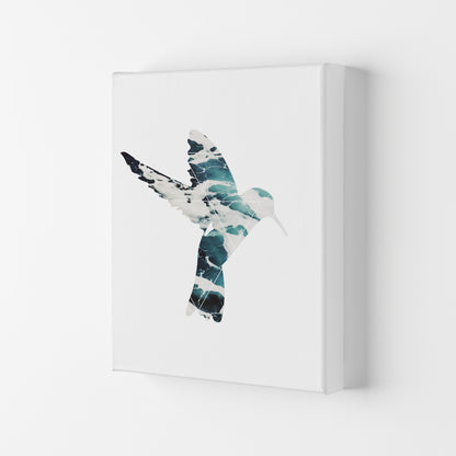 Blue Sea Bird Modern Print Animal Art Print Canvas