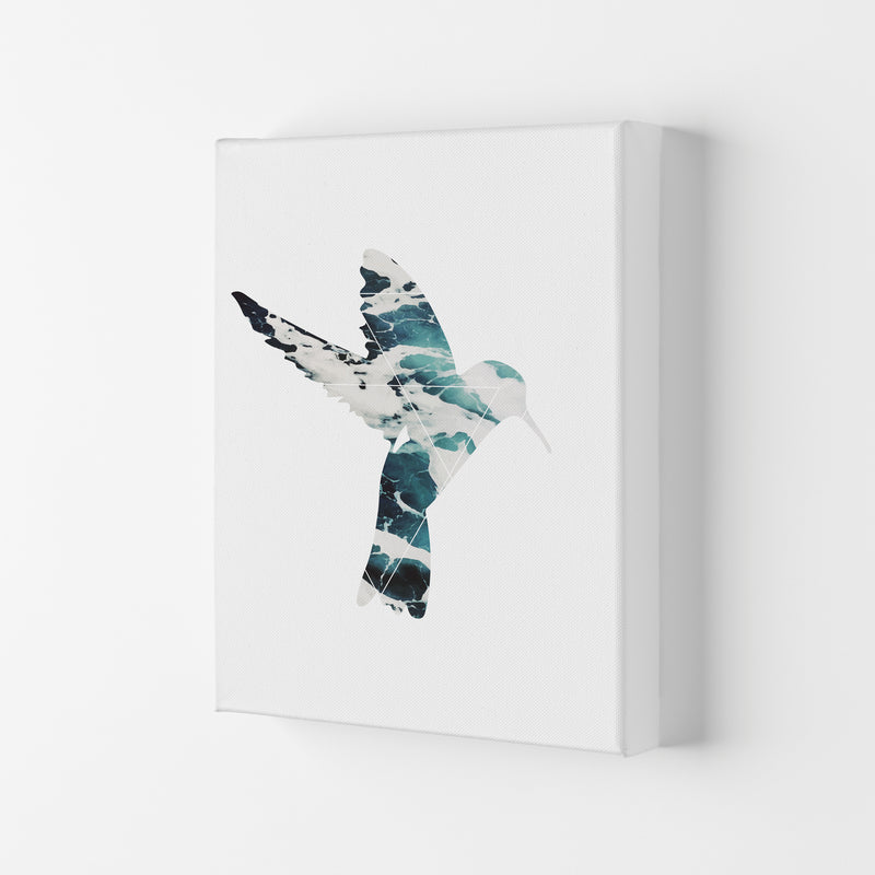 Blue Sea Bird Modern Print Animal Art Print Canvas