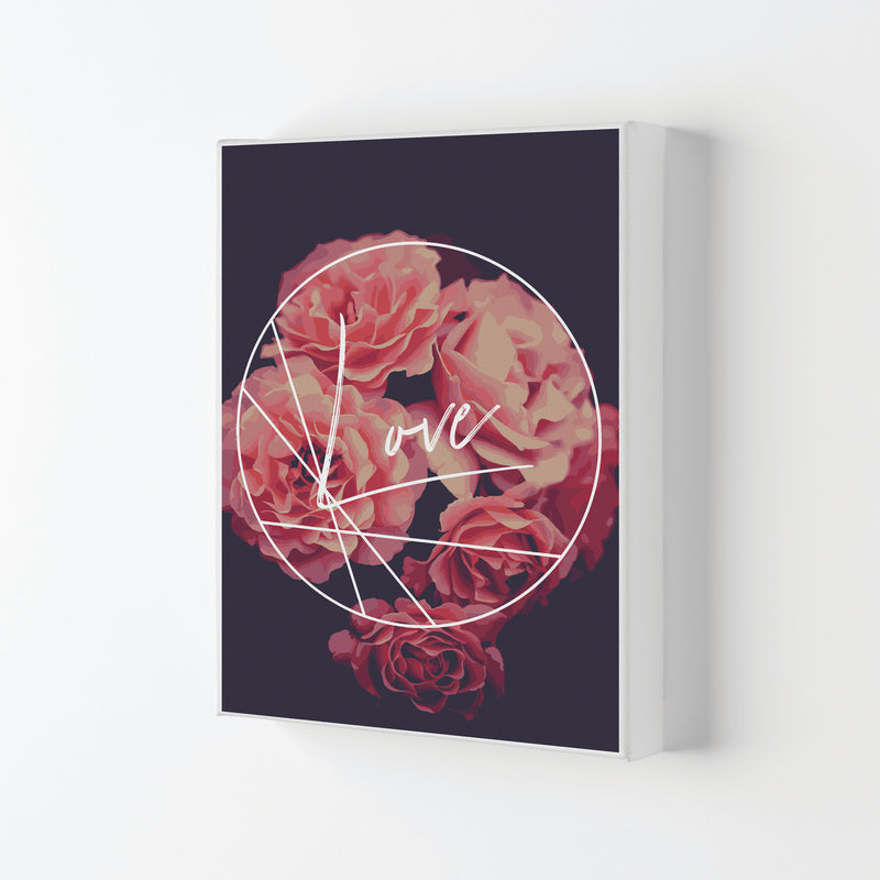 Floral Love Modern Print, Framed Botanical & Nature Art Print Canvas