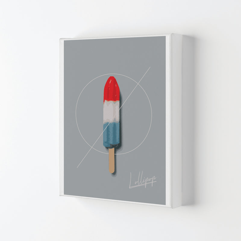 Ice Lolly Modern Print, Framed Kitchen Wall Art Canvas