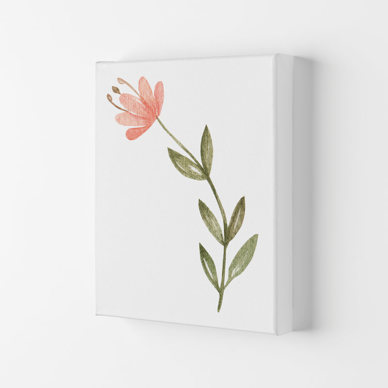 Pink Watercolour Flower 2 Modern Print Canvas