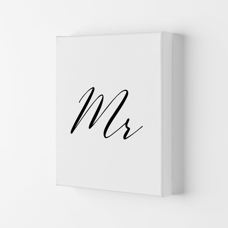 Mr Framed Typography Wall Art Print Canvas