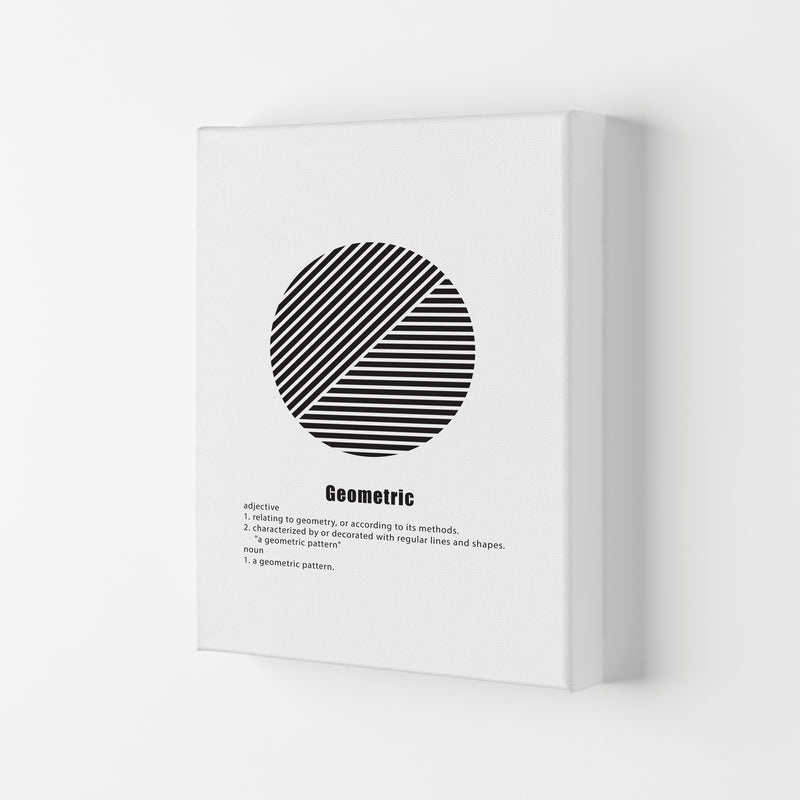Geometric Meaning 3 Modern Print Canvas