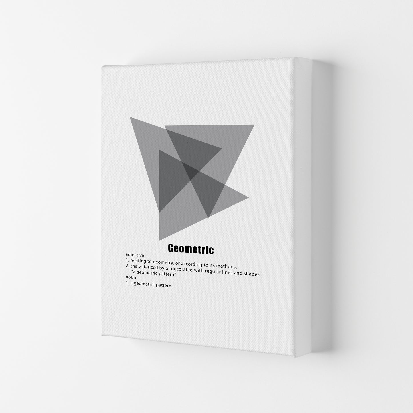 Geometric Meaning 5 Modern Print Canvas
