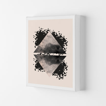 Nude And Black Watercolour 1 Art Print by Pixy Paper Canvas