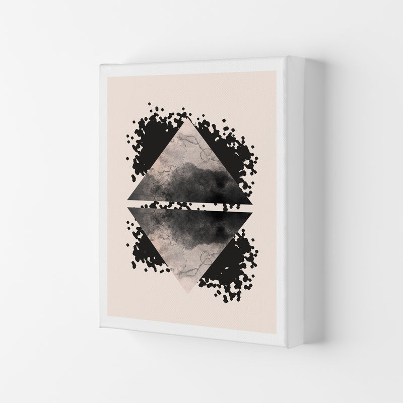 Nude And Black Watercolour 1 Art Print by Pixy Paper Canvas