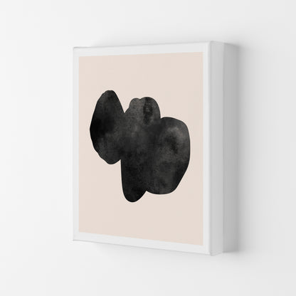 Nude And Black Watercolour 6 Art Print by Pixy Paper Canvas
