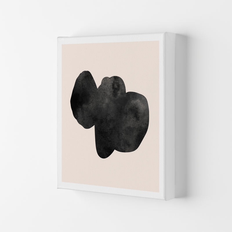 Nude And Black Watercolour 6 Art Print by Pixy Paper Canvas