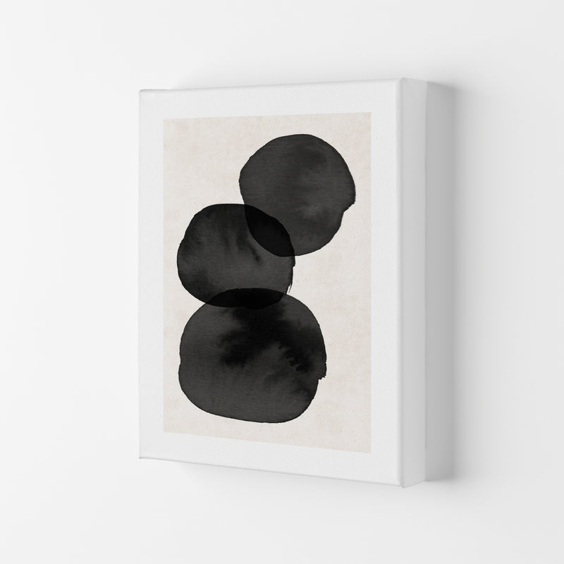 Nude And Pearl Stacked Stones  Art Print by Pixy Paper Canvas