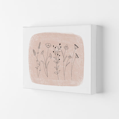 Dalia Chalk Landscape Floral  Art Print by Pixy Paper Canvas