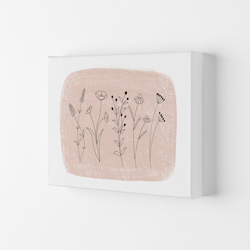 Dalia Chalk Landscape Floral  Art Print by Pixy Paper Canvas